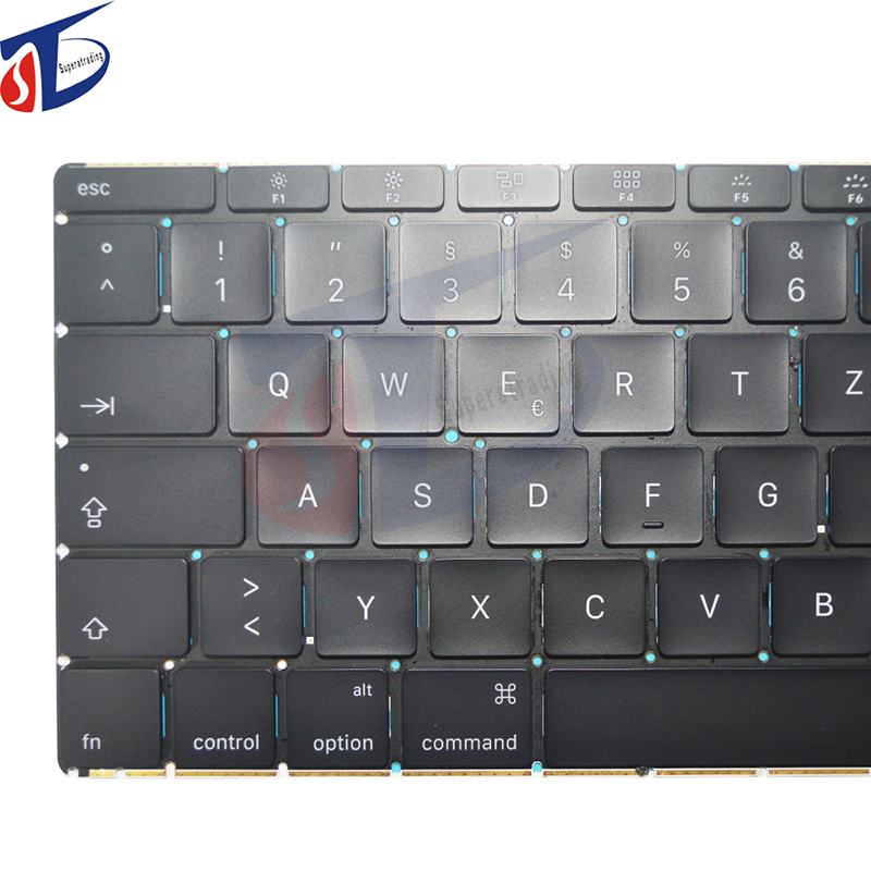 Zamienna klawiatura niemiecka A1534 bez podświetlenia dla Apple MacBook Retina 12 '' klawiatura A1534 2015